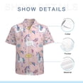 thumbnail image 7 of High Quality Hawaiian Shirts for Men Short Sleeve Aloha Beach Shirt Floral Summer Casual Button Down Shirts Blouses XNVZL3, 7 of 7