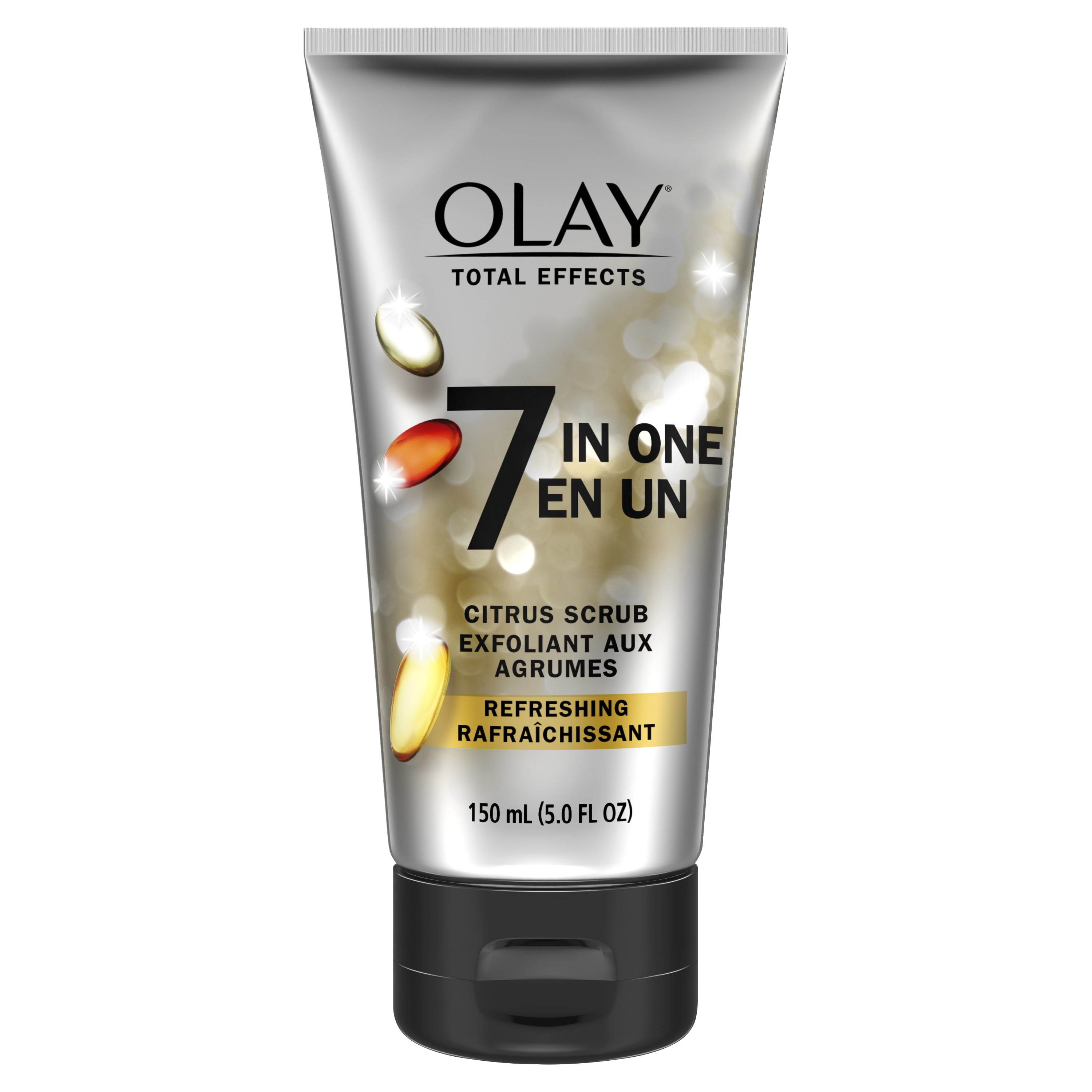 Olay Total Effects Face Wash, 7 in 1 Refreshing Citrus Scrub, 5 fl oz