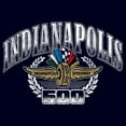 thumbnail image 2 of Mens Indy 500 Distressed Classic Crest T Shirt, 2 of 5