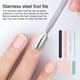 thumbnail image 3 of 20 PCS Pedicure Set Foot Sharpener Set Nail File Foot Rubbing Scraper Peeling Pedicure Knife Tools Toe Rest Polishing Strip Kits, 3 of 5