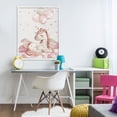 thumbnail image 3 of Stupell Industries Eclectic Pink Unicorn with Balloons White Framed Giclee Art, 24 x 30, by LSR Design Studio, 3 of 8