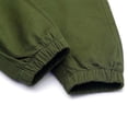 thumbnail image 6 of CPNG Boys Daily Fashion Cargo Pants Elastic High Waist Slim Fit Multi-Pocket Cargo Sweatpants Casual Jogger(Green,9-10 Years), 6 of 8