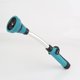 thumbnail image 3 of Pistola de Agua Metálica para Jardín con 8 Ajustes de Riego, Boquilla Larga de Acero Inoxidable y Control de Pulgar, Ideal para Lavado de Autos y Plantas (Color Azul/Gris, Rosca Estándar EU/US), 3 of 6