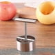 thumbnail image 4 of Molde de acero inoxidable para manzanas, arroz, azúcar de roca guisada, pera, extractor de corazón grande, excavadora de agujeros de frutas, utensilios de cocina, 4 of 5