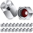 thumbnail image 1 of Tapones de válvula Frienda Silver Brass, 20 unidades, para coche y camión, 1 of 6