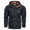 Dark Blue, variant on Windbreaker Men Jacket Mid-length Casual Outdoor Hooded Plus Size Jacket Spring And Clothes Dark Blue XL Windbreaker Front-Zip Jacket