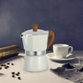 thumbnail image 4 of LEEYNEER 1pc Hand Brewing Pot Espresso Coffee Maker Delicate Coffee Pot (White), 4 of 8
