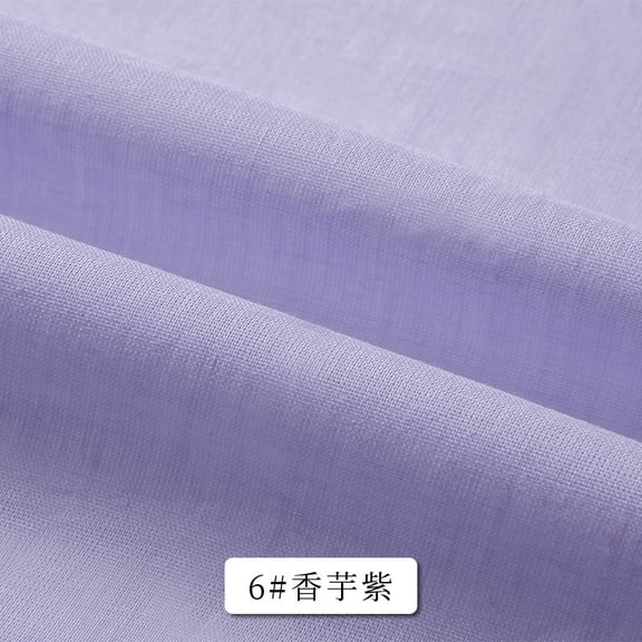 Namzi Solid Color Cotton Fabric,39*57in Comfortable and Breathable Fabric for Throw Pillow Covers,Chair Covers,DIY Sewing Clothes,Crafts,Purple