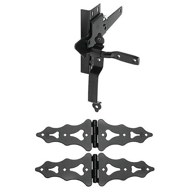 8 Po. Kits de Portail Robustes, Noir