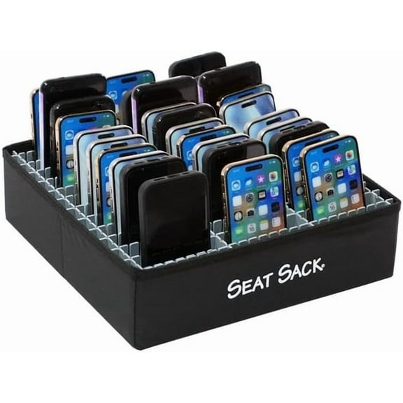 Seat Sack Classroom Cell Phone Storage Tray, 12.5 x 4.9 x 3.5 Inches, 36 Storage Slots (PB036)