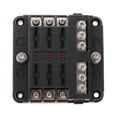 thumbnail image 4 of Caja de fusibles LED prueba de humedad 6 PC para barcos Sharpla Tenedor de fusibles de coches, 4 of 8