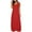 Red, variant on Efsteb Womens Dresses Crew Neck Long Tank Dress Fashion Casual Sundresses Solid Color Comfy Sleeveless Summer Dresses (Pink,S)