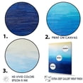 thumbnail image 3 of Designart "Azure Solitary Spectrum I" Abstract Shapes Wall Art Living Room, 3 of 7