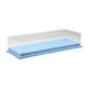 thumbnail image 1 of Vitrina transparente para coche a escala 1/64, con base de cuero sintético, para almacenamiento de coches fundidos a presión, decoración del hogar y Azul, 1 of 10
