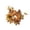 Z_Brown, variant on Fall Candle Rings Wreaths,Artificial Flower Maple Leaf Thanksgiving Candle Holders,Maple Leaves Candle Rings Wreaths,Mini Autumn Artificial Wreaths for Wedding,Door Tabletop Decoration
