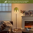 thumbnail image 2 of xiaojuande Tassel lampshade - Retro country style green bead tassel lampshade,18cm artistic atmosphere lampshade replacement lamp accessory for living room, 2 of 9