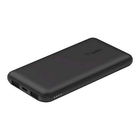 Belkin BoostCharge USB-C Portable Charger 10K Power Bank for iPhone 16, iPhone 15, Samsung Galaxy, iPad, Google Pixel & More - Black