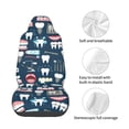 thumbnail image 4 of Wukai Dental Full Set Car Seat Covers with Soft Padding Universal Auto Front Seats Protector and Cushion Mat, 4 of 5