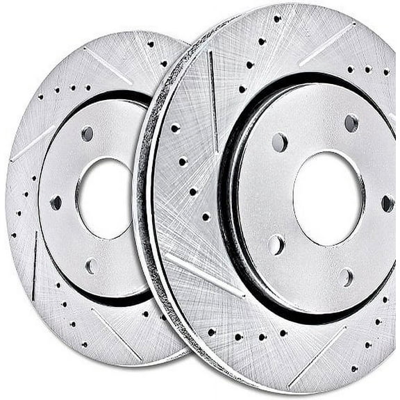 Powerstop EBR687XPR PSBEBR687XPR EVOLUTION DRILLED & SLOTTED ROTORS