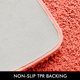 thumbnail image 5 of Alfombra de baño MIULEE de microfibra en forma de U Contour Living Coral, 5 of 7
