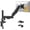 Black-34" Single Monitor Mount with Pole, variant on RTVR Dual Monitor Desk Mount Stand Fits Screens up to 34", 360° Heavy Duty Adjustable Arm Desk Mount with Tilt Swivel Rotation, Holds up to 22lbs