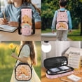 thumbnail image 3 of Yspwyqan Boba Tea Capybara Backpack Set With Lunch Box Pencil Case, 4Pcs 17 Inch Large Capacity Bookbag for Middle High School Travel Hiking Camping, 3 of 7