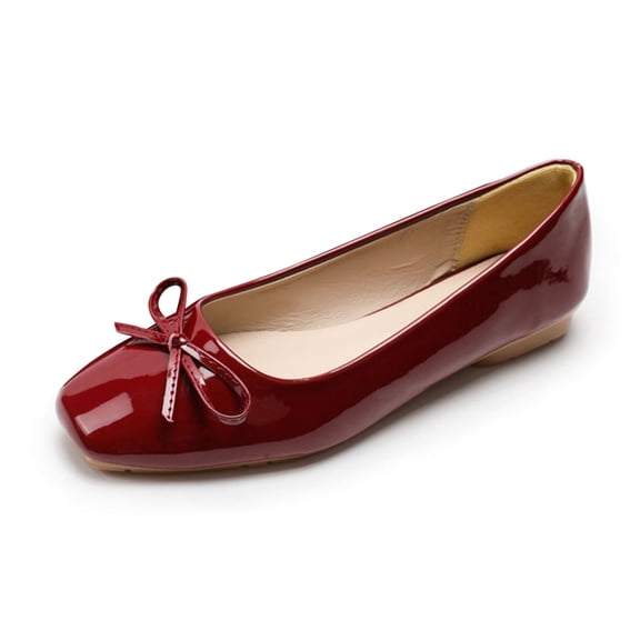 Women Casual Shoes Ballet Shoes Slip On Trainers Casual Footwear Bow Decor Non Slip Breathable Sole For Daily Wear ,Us Size:5