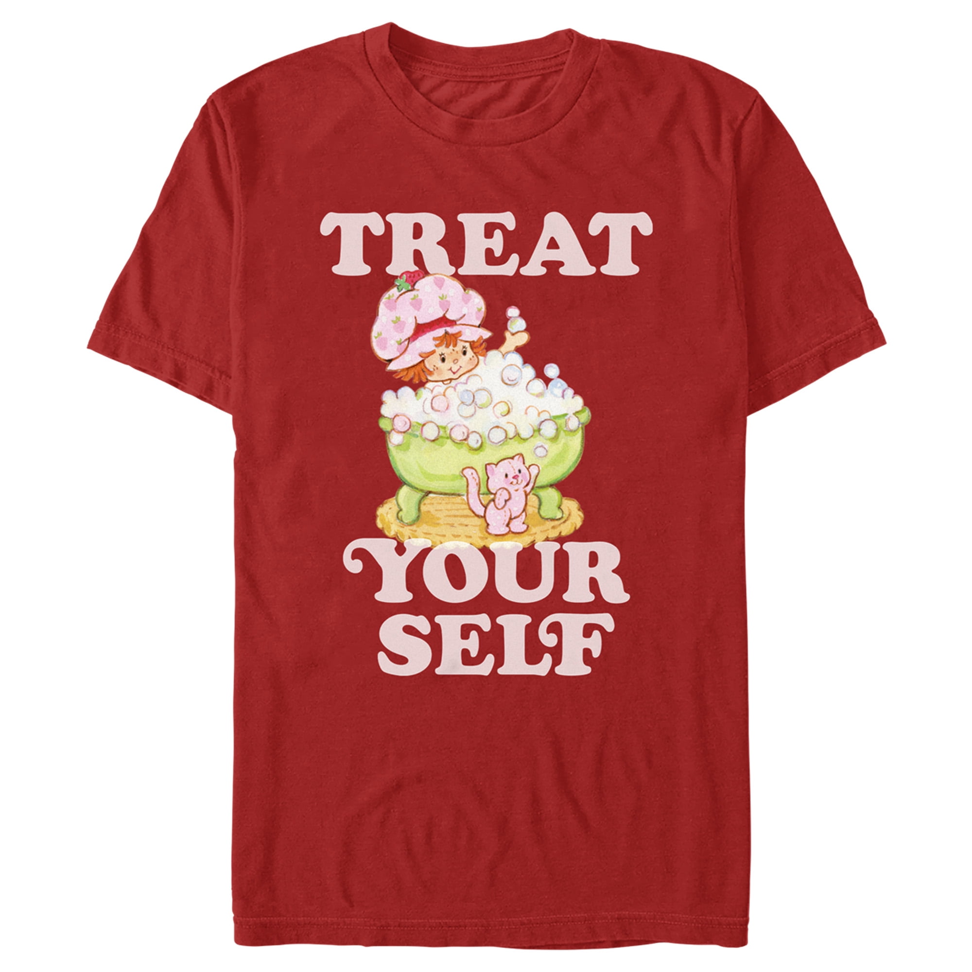 Men's Strawberry Shortcake Sweet Walk Friends Graphic T-Shirt