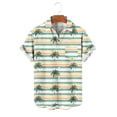 thumbnail image 7 of LODIENY Men's Hawaiian Shirt Funny Vintage Boho Floral Tropical Palm Tree Pattern Print Summer Beach Casual Short Sleeve Button Down Holiday Vacation Tees Tops Multicolor XXXXL, 7 of 7