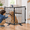 Black-【2 Panels】 32''H*40''W, variant on Metal Freestanding Dog Gates With Door For Outdoor Indoor 120'' Extra Wide 32'' Tall Free Standing Gate Doorways Large Openings De