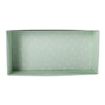 thumbnail image 4 of DII 1.19 Gallon Foldable Rectangular Fabric Storage Bins, Light Green and Gray, 4 of 5