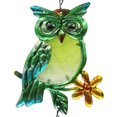 thumbnail image 2 of Owl Wind Chimes Three-Color Glass Iron Hanging Wind Chime Tube Garden Pendants, 2 of 6