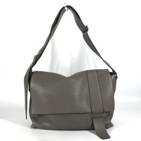 Pre-Owned Hermes Crossbody bag Messenger bag Shoulder Bag gray (Good)