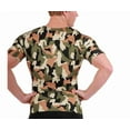 thumbnail image 5 of Insta Slim Camo Activewear Short Sleeve V-neck Shirt 3VAT001, 5 of 5