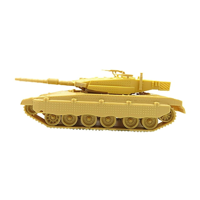 Wweixi 1:72 Scale Tank Model Kits DIY Assemble Miniature Tank Building Kits for Boy Merkava Merkava