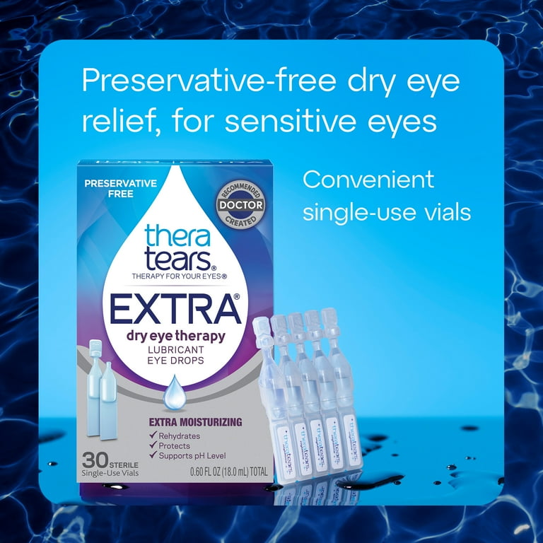 TheraTears Extra Dry Eye Lubricant Eye Drops, Preservative Free