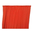 thumbnail image 2 of Cotton Curtain Polka Dots Print 58 Inch Wide / Small Dots White on Red, 2 of 2
