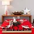 thumbnail image 4 of Belén Belén para Navidad Interior Conjunto de Belén de Metal Negro con Base de Madera Fiesta de Navidad (Estilo Delicado), 4 of 5