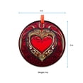 thumbnail image 5 of Renaissance Heart 1 Christmas Ornament, Ceramic/Acrylic Ornament, Romantic Valentine Decor, Mom’s Day Keepsake, Festival Season Ornament, Festive Memory 2025, 5 of 5