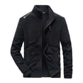 thumbnail image 1 of OmicGot Winter Fleece Jacket Men Military Windproof Tactical Coats Men Solid Color Zipper Army Combat Jackets, 1 of 11
