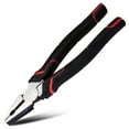 thumbnail image 2 of Deli Long Nose Electrical Pliers, Cutter & Crimper, Solid & Stranded Wire, Diagonal Pliers 6 Inches And 8 Inches, Hand Tool, 2 of 3