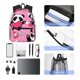 thumbnail image 4 of Easygdp Panda Heart Valentine Pink Mochila Casual para Portátil, Mochila para Escuela, Viajes, Negocios, 4 of 6