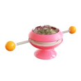 thumbnail image 2 of GROWTH TANK Cat Turntable Ball Catnip Toys Pet Interactive Toy with Suction Cup Pink, 2 of 8