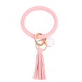 thumbnail image 2 of jiaroswwei Fashion Women Round Enamel Tassel Pendant Bracelet Bangle Keychain Wrist Strap, 2 of 8