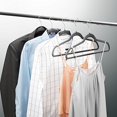 thumbnail image 6 of Zober Velvet Ultra Slim Non Slip Shirt Hangers, 50 Pack, Gray, 6 of 6