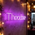 thumbnail image 7 of UPONRAY Single Line Custom Neon Signs, Customizable USB-Powered & Dimmable LED Neon Light, Stylish Wall Decor for Bedroom, Home, Lover, Friend, Cool White, 5 inch, 7 of 7