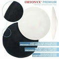 thumbnail image 4 of ORTONYX Umbilical Hernia Belt for Women and Men - Abdominal Support Binder with Compression Pad - Navel Ventral Epigastric Incisional and Belly Button Hernias Surgery Prevention Aid Small - Medium, 4 of 9
