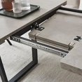 thumbnail image 2 of Dining Table Set for 6-8 People Kitchen Dining Room Table Set Extendable Wood Dining Table and 6 Upholstered Chairs My Lux Decor Round, 2 of 6