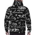 thumbnail image 6 of Bingfone Travel The World Men'S Drawstring Hoodie Long Sleeve Pocket Sweatshirts-X-Large, 6 of 9
