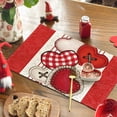 thumbnail image 5 of Ensemble de 4 Sets de table Réutilisables pour Décoration de table de Cuisine de la Saint-Valentin, 5 of 5
